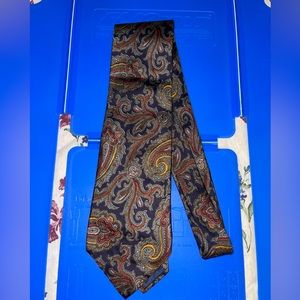 Pre-Owned 100% Pure Silk Woven In England Buffums Men Neck Tie